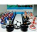 Subbuteo Andrew Table Soccer Olympiacos-Ajax 2-0 Champions Cup game 1983-84 season on RSB Professional bases